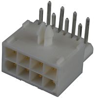 TE CONNECTIVITY - AMP 1-770970-1. Pin Header, Wire-to-Board, 4.14 mm, 2 Rows, 8 Contacts, Through Hole Right Angle