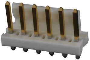TE CONNECTIVITY - AMP 3-641208-6 Pin Header, Wire-to-Board, 3.96 mm, 1 Rows, 6 Contacts, Through Hole Straight, MTA-156 Series