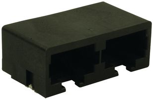 MOLEX 44193-0003 Modular Connector, RJ45 Jack, 1 x 2 (Ganged), 8P8C, Cat3, Cat4, Surface Mount