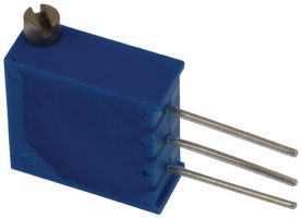BOURNS 3292X-1-502LF Trimmer, Multi Turn, Cermet, Side Adjust, 5 kohm, Through Hole, 25 Turns
