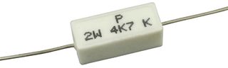MULTICOMP PRO MCPRW02WK472B00 Through Hole Resistor, 4.7 kohm, MCPR Series, 2 W, ± 10%, Axial Leaded