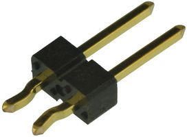 AMPHENOL COMMUNICATIONS SOLUTIONS 69190-102HLF Pin Header, Board-to-Board, 2.54 mm, 1 Rows, 2 Contacts, Through Hole