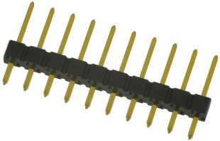 AMPHENOL COMMUNICATIONS SOLUTIONS 68001-210HLF Pin Header, Board-to-Board, 2.54 mm, 1 Rows, 10 Contacts, Through Hole