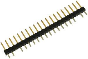 AMPHENOL COMMUNICATIONS SOLUTIONS 68001-220HLF Pin Header, Board-to-Board, 2.54 mm, 1 Rows, 20 Contacts, Through Hole