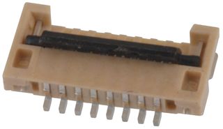 MOLEX 51441-0893 FFC / FPC Board Connector, 0.5 mm, 8 Contacts, Receptacle, Easy-On 51441 Series, Surface Mount