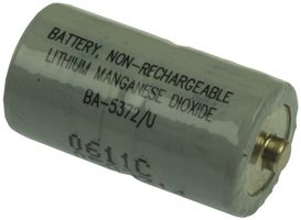 SAFT BA-5372/U Battery, 6 V, Lithium, 500 mAh, Raised Negative and Flat Positive, 1