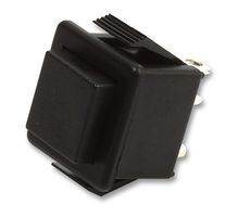 APEM 1415NC BLACK Industrial Pushbutton Switch, 1400N Series, SPDT, Momentary, Square, Black