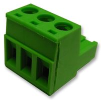 CAMDENBOSS CTB9200/3A Pluggable Terminal Block, 5 mm, 3 Positions, 30 AWG, 12 AWG, 2.5 mm², Screw