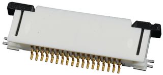 MOLEX 52745-1897 FFC / FPC Board Connector, 0.5 mm, 18 Contacts, Easy-On 52745 Series, Solder, Top, 1 Row
