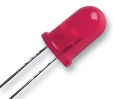 ROHM SLR-342VC3F LED, Red, Through Hole, T-1 (3mm), 10 mA, 2 V, 630 nm
