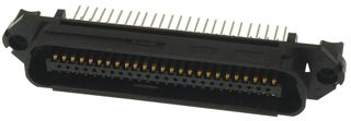 TE CONNECTIVITY - AMP 5552116-1 D Sub Connector, Plug, CHAMP Series, 50 Contacts, Through Hole