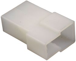TE CONNECTIVITY - AMP 180908 Connector Housing, Plug, 2 Positions, 7.4 mm, FASTIN-FASTON Series Tab Contacts
