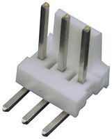 AMP - TE CONNECTIVITY 640455-3 Pin Header, Wire-to-Board, 2.54 mm, 1 Rows, 3 Contacts, Through Hole Right Angle, MTA-100 Series