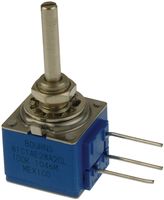 BOURNS 82A1D-A24-BA0/187L Rotary Potentiometer, Conductive Plastic, 250 kohm, 1 Turns, Log (Audio), 250 mW, ± 10%, 82 Series