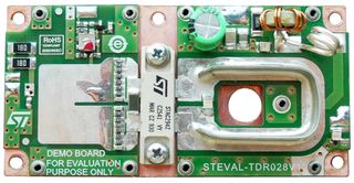 STMICROELECTRONICS STEVAL-TDR028V1 Evaluation Board, RF Broadband Power Amplifier, STAC2942B MOSFET, 87.5MHz To 108MHz