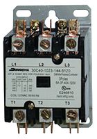 DURAKOOL 30C40-1022-133-5024 Contactor, Panel Mount, DPST-NO, 2 Pole