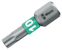 WERA 05066120001 Driver Bit, Torx, T10, 25 mm
