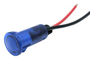 DIALIGHT 655-1403-103F LED Panel Mount Indicator, Blue, 12 V, 12.7 mm, 20 mA, 70 mcd, Not Rated