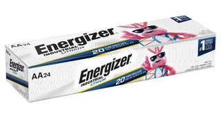 ENERGIZER LN91 Battery, 1.5 V, AA, Lithium Iron Disulphide, Raised Positive and Flat Negative, 24