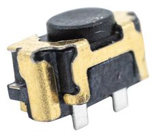 E-SWITCH TL4115AF160Q Tactile Switch, SPST-NO, TL4115 Series, Side Actuated, Edge Mount, Right Angle, Oval Button, 160 gf