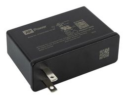 XP POWER PGW65US20-US-BB AC/DC Power Supply, Wall Mount, ITE, Industrial & Medical, 1 Output, 65 W, 5 V, 3 A, 12 V