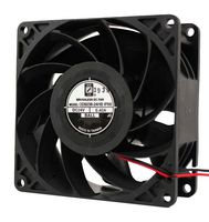 ORION FANS OD9238-12HBVXC10A DC Axial Fan, 12 V, Square, 92 mm, 38 mm, Ball Bearing, 125 CFM
