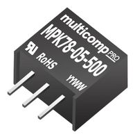 MULTICOMP PRO MPK78-05-500 Non Isolated POL DC/DC Converter, 5/-5V, 0.5/-0.5A, ITE & Industrial, SIP, 2 Output, 5 V, 500 mA
