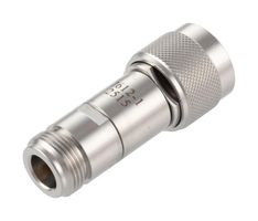 FAIRVIEW MICROWAVE FMAT7612-1 RF Fixed Attenuator, N Male to N Female, 1 dB, DC to 18GHz, 2 W, 50 ohm, Stainless Steel