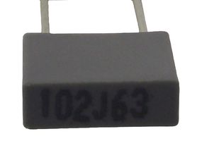 MULTICOMP PRO MCPBSFC-1J102KA45 General Purpose Film Capacitor, Metallized PET Stacked, Radial Box - 2 Pin, 1000 pF, ± 10%, 40 V