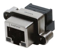 AMPHENOL COMMUNICATIONS SOLUTIONS MRJ638001 Modular Connector, RJ45 Jack, 1 x 1 (Port), 8P8C, Through Hole Mount