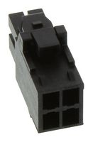 MOLEX 172258-1104 Connector Housing, Ultra-Fit, Receptacle, 4 Positions, 3.5 mm, Molex Ultra-Fit Series Contacts
