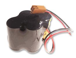 DANTONA INDUSTRIES BR-2/3AGCT4A Battery, 6 V, Lithium, 2.9 Ah, Connector, 1