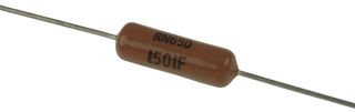 VISHAY RN65D1501FB14 Through Hole Resistor, 1.5 kohm, RN Series, 500 mW, ± 1%, Axial Leaded, 350 V