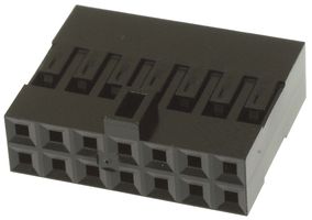 AMPHENOL COMMUNICATIONS SOLUTIONS 69176-014LF Connector Housing, FCI Mini-PV 69176, Receptacle, 14 Positions, 2.54 mm