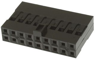 AMPHENOL COMMUNICATIONS SOLUTIONS 69176-018LF Connector Housing, FCI Mini-PV 69176, Receptacle, 18 Positions, 2.54 mm
