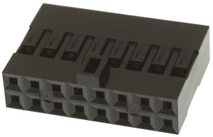 AMPHENOL COMMUNICATIONS SOLUTIONS 69176-016LF Connector Housing, FCI Mini-PV 69176, Receptacle, 16 Positions, 2.54 mm