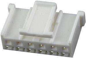 MOLEX 51103-0600 Connector Housing, Natural, Mini-Lock 51103 Series, Receptacle, 6 Positions, 2.5 mm