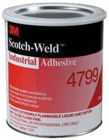 3M 4799 Adhesive, Impact, Black, Temperature, Can, 5 gallon (US)