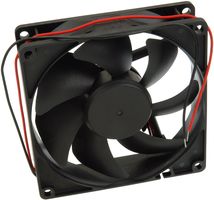 MULTICOMP MC36272 DC Axial Fan, Brushless Motor, 24 V, Square, 92 mm, 25 mm, Precision Ball Bearing, 45 CFM
