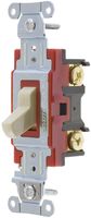 HUBBELL WIRING DEVICES 1221I Toggle Switch, On-Off, SPST, Non Illuminated, 20 A, Panel Mount