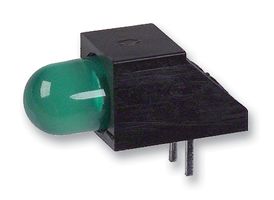 LUMEX SSF-LXH100LGD-01 Circuit Board Indicator, Green, Through Hole, T-1 3/4 (5mm), 20 mA, 30 mcd