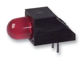 LUMEX SSF-LXH100LID-01 Circuit Board Indicator, Red, 1 LEDs, Through Hole, T-1 3/4 (5mm), 20 mA, 40 mcd