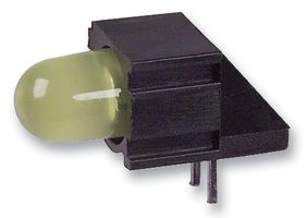 LUMEX SSF-LXH100MYD Circuit Board Indicator, Yellow, Through Hole, T-1 3/4 (5mm), 20 mA, 30 mcd