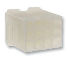 MOLEX 19-09-2128 Connector Housing, Natural, Standard .093" 3191 Series, Plug, 12 Positions, 6.7 mm