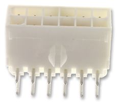 TE CONNECTIVITY - AMP 1-770972-1 Pin Header, Wire-to-Board, 4.14 mm, 2 Rows, 12 Contacts, Through Hole Right Angle