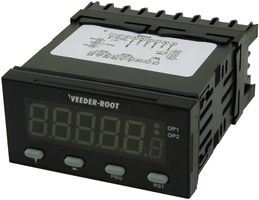 VEEDER ROOT C628-20000 Position Indicator, Quadrature, C628 Series, 0.0001 to 9.9999, 6 Digits, 90 Vac to 264 Vac