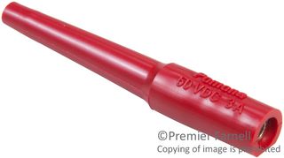 POMONA 3564-2 Banana Test Connector, Jack, 24 A, 2.5 kV, Gold Plated Contacts, Red