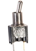 TE CONNECTIVITY - ALCOSWITCH TT11AGPC104 Toggle Switch, On-Off, SPST, Non Illuminated, TT Series, Through Hole