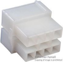 TE CONNECTIVITY - AMP 1-480345-0 Connector Housing, Free Hanging, Commercial MATE-N-LOK Series, Plug, 8 Positions, 4.95 mm