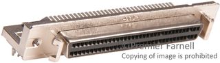 TE CONNECTIVITY - AMP DEL-5787082-7 D Sub Connector, Amplimite, Standard, Receptacle, AMPLIMITE 0.50 Series, 68 Contacts, Solder